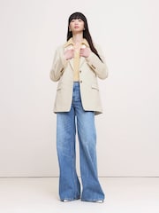 Banana Republic Beige Cashmere Jumper Polo - Image 4 of 5
