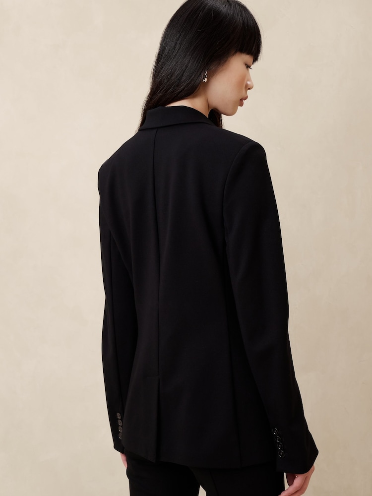 Banana Republic Black Everywhere Ponte Blazer - Image 2 of 4