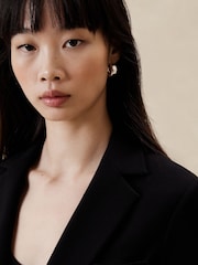 Banana Republic Black Everywhere Ponte Blazer - Image 3 of 4