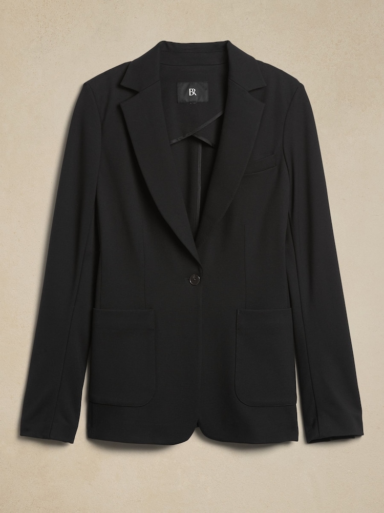 Banana Republic Black Everywhere Ponte Blazer - Image 4 of 4
