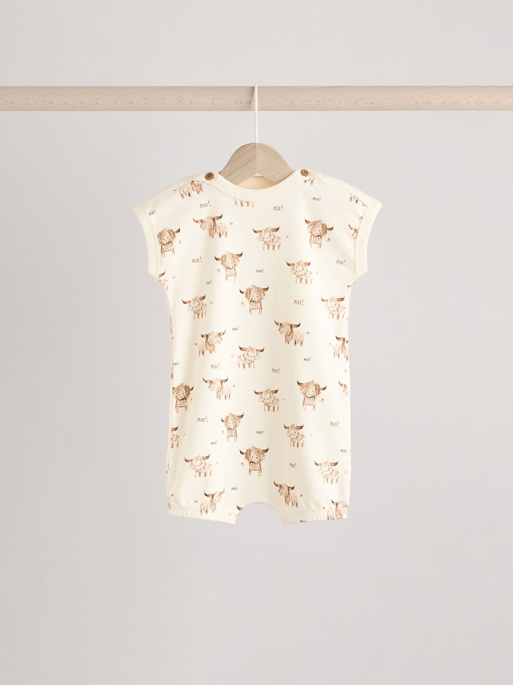 Neutral Hamish Baby Romper (0mths-3yrs) - Image 5 of 11