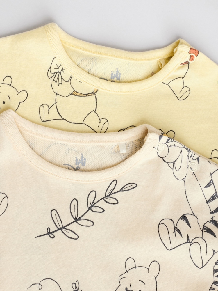 Jaune/Blanc - Lot de 2 barboteuses Baby Winnie The Pooh (0mois3ans) - Image 7 of 9
