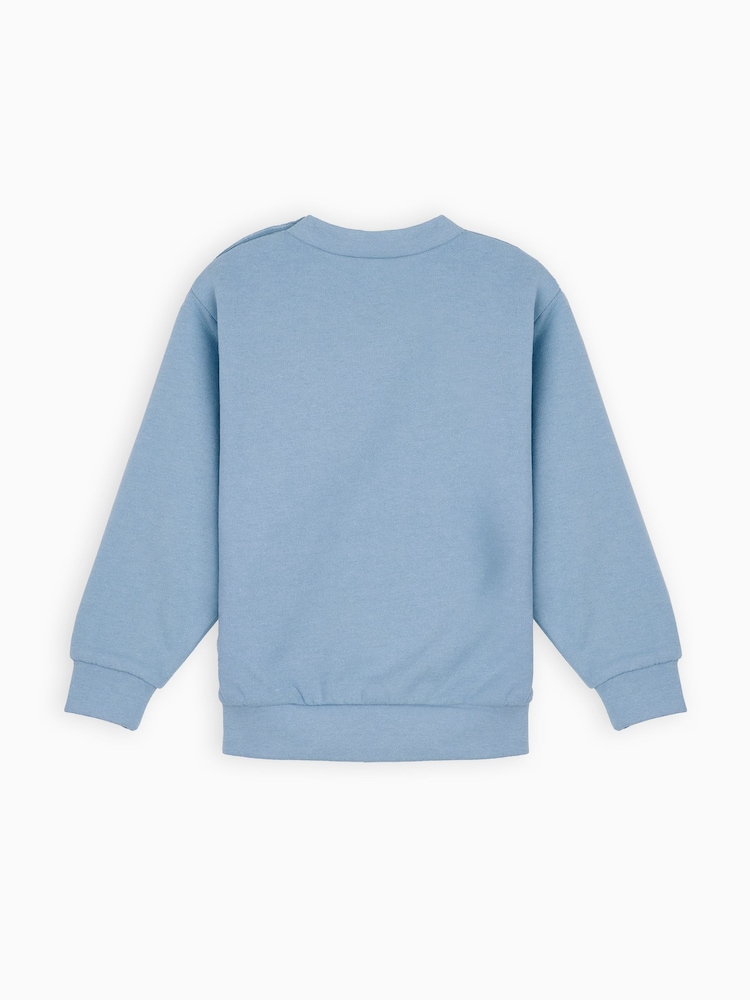Dollymix Toddlers Blue Personalised Sweatshirt - Image 2 of 4