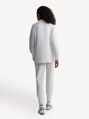 Varley Ivory Marl Paige Longline Sweatshirt - Image 2 of 5