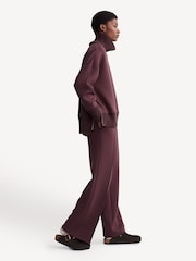 Varley Deep Mahogany Barker High Neck Sweatshirt - Image 4 of 7