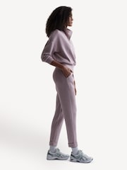 Varley Mauve Marl The Rolled Cuff Joggers - Image 6 of 8