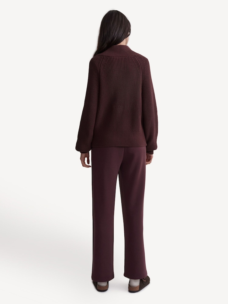 Varley Deep Mahogany Tessa Knit Jacket - Image 2 of 7