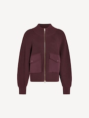 Varley Deep Mahogany Tessa Knit Jacket - Image 7 of 7