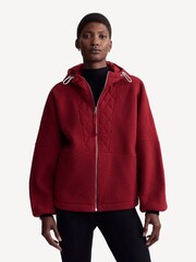Varley Red Richfield Quilt Fleece Combo Jacket - Image 1 of 7