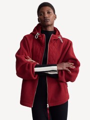 Varley Red Richfield Quilt Fleece Combo Jacket - Image 4 of 7
