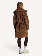 Varley Brown Logan Sherpa Coat - Image 2 of 9