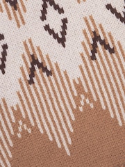 Varley Brown Hilary Jacquard Knit Hood - Image 2 of 2