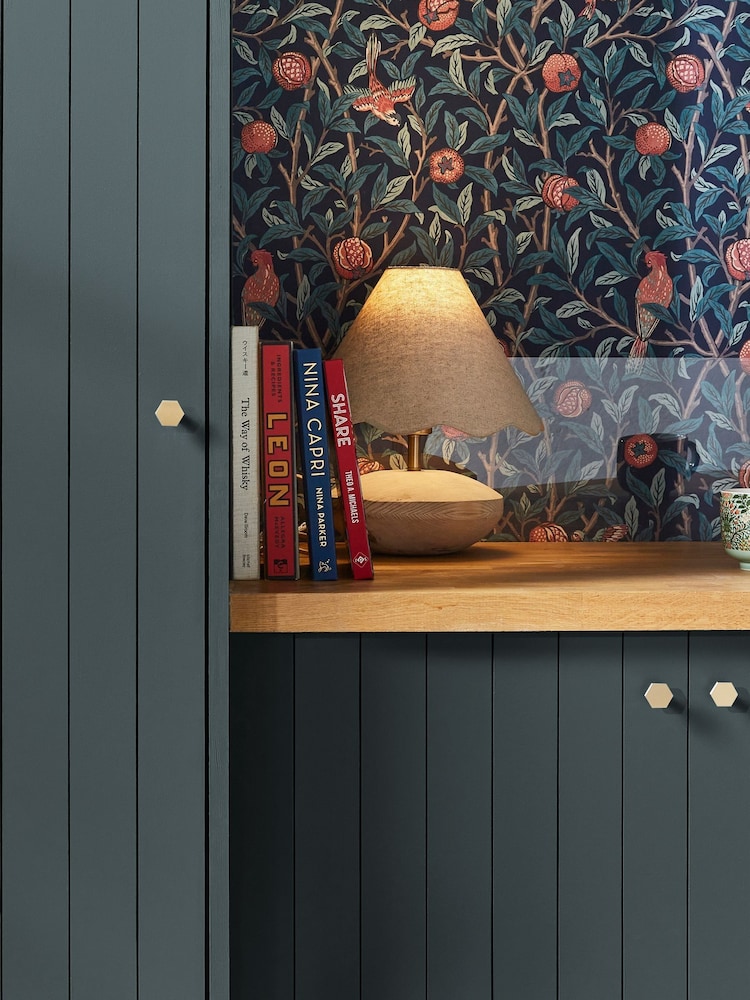 William Morris At Home Blotted Blue Eggshell 1L Paint - Image 1 of 5