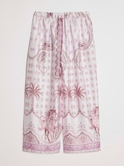 River Island Pink Horse Satin Trousers - Image 2 of 4