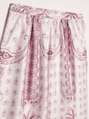 River Island Pink Horse Satin Trousers - Image 3 of 4