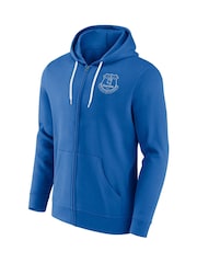 Fanatics Small Blue Everton Essentials Crest Full Zip Hoodie - Image 3 of 3