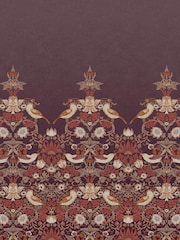 William Morris At Home Purple Strawberry Thief Fixed Size 4M Mural - Image 2 of 5