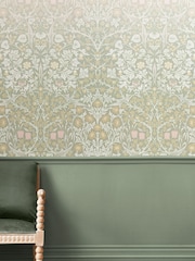 William Morris At Home Multi Blackthorn Fixed Size 4M Mural - Image 1 of 5