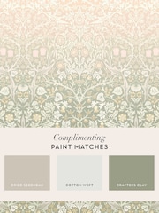 William Morris At Home Multi Blackthorn Fixed Size 4M Mural - Image 5 of 5
