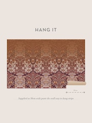 William Morris At Home Multi Blackthorn Fixed Size 4M Mural - Image 3 of 5