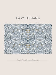 William Morris At Home Blue African Marigold Fixed Size 4M Mural - Image 4 of 5