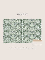 William Morris At Home Green African Marigold Fixed Size 4M Mural - Image 2 of 5