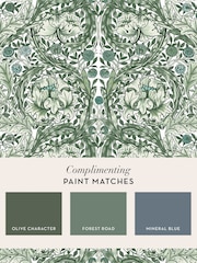 William Morris At Home Green African Marigold Fixed Size 4M Mural - Image 5 of 5