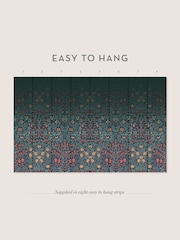 William Morris At Home Navy Blackthorn Fixed Size 4M Mural - Image 7 of 8