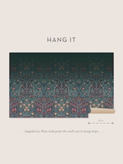 William Morris At Home Navy Blackthorn Fixed Size 4M Mural - Image 8 of 8