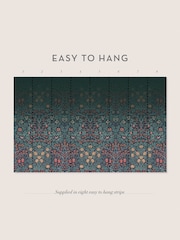 William Morris At Home Navy Blackthorn Fixed Size 4M Mural - Image 4 of 5