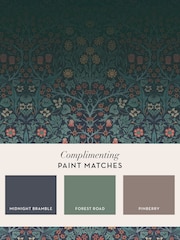 William Morris At Home Navy Blackthorn Fixed Size 4M Mural - Image 5 of 5