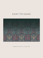 William Morris At Home Navy Blackthorn Fixed Size 4M Mural - Image 6 of 8