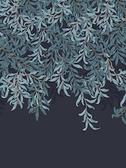 William Morris At Home Navy Willow Bough Fixed Size 4M Mural - Image 2 of 5