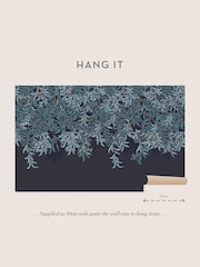 William Morris At Home Navy Willow Bough Fixed Size 4M Mural - Image 6 of 8
