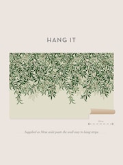 William Morris At Home Green Willow Bough Fixed Size 4M Mural - Image 2 of 5