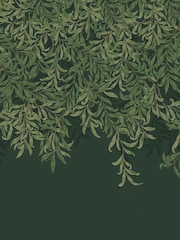 William Morris At Home Green Willow Bough Deep Fixed Size 4M Mural - Image 2 of 5