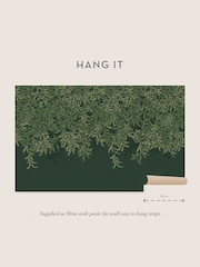 William Morris At Home Green Willow Bough Deep Fixed Size 4M Mural - Image 3 of 5