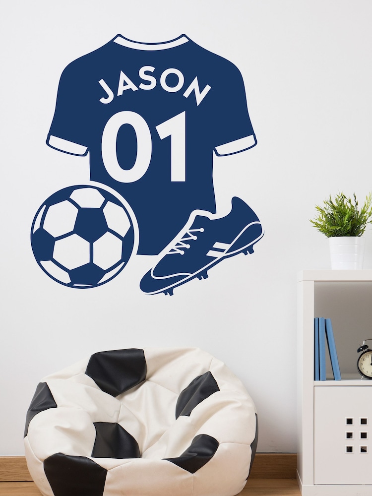 Loveabode Natural Personalised Football Wall Sticker - Image 2 of 4