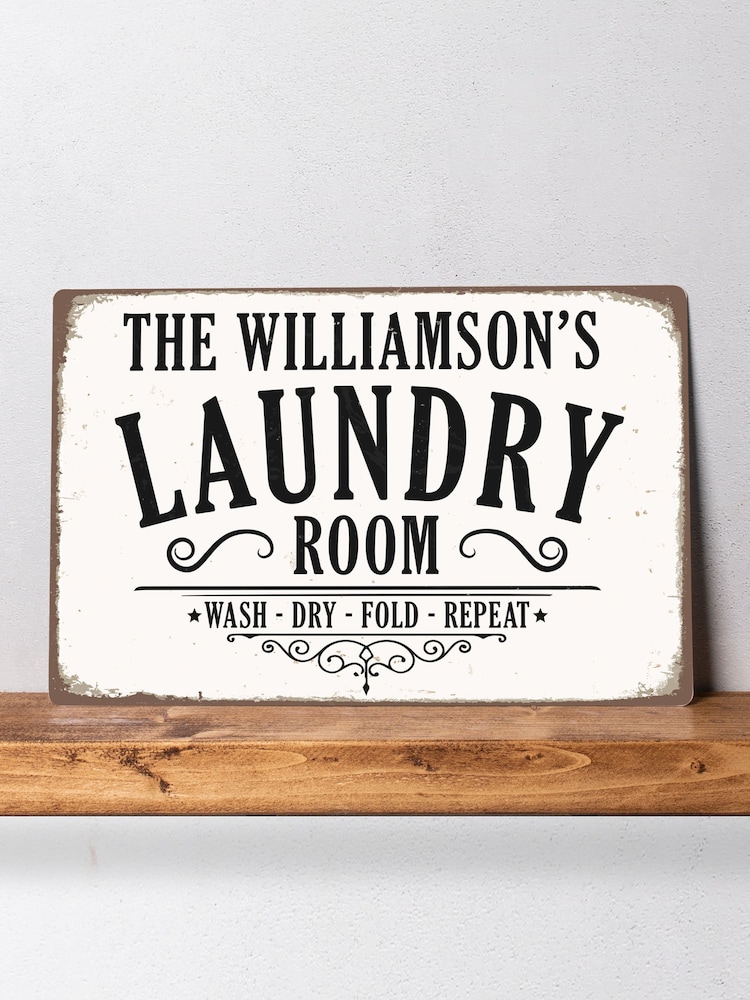 Loveabode Natural Personalised Utility Room Sign - Image 4 of 4 Loveabode Natural Personalised Utility Room Sign - Image 4 of 4