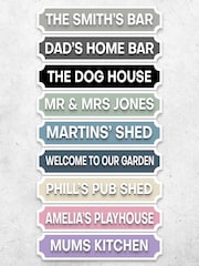 Loveabode Natural Personalised 3D Custom Street Sign - Image 1 of 4