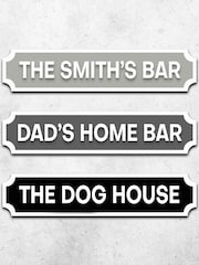 Loveabode Natural Personalised 3D Custom Street Sign - Image 2 of 4