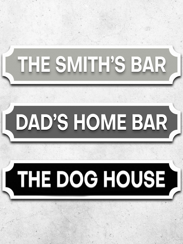 Loveabode Natural Personalised 3D Custom Street Sign - Image 2 of 4