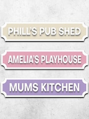Loveabode Natural Personalised 3D Custom Street Sign - Image 4 of 4