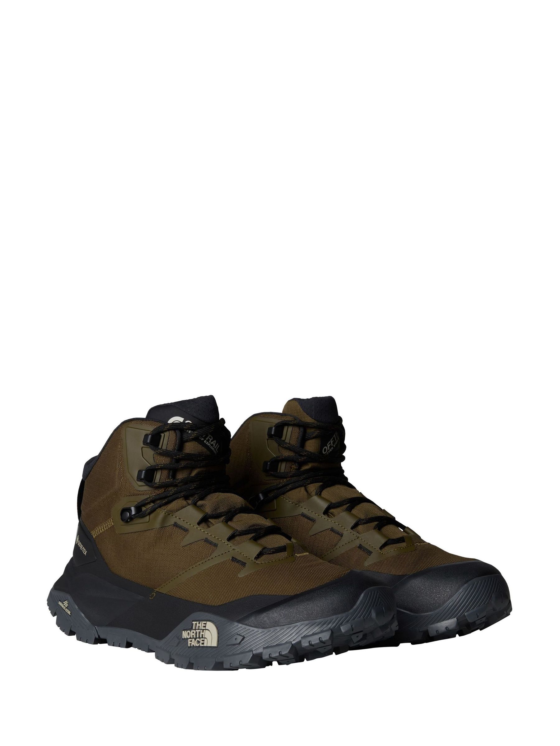 The North Face Mens Brown Leather Hiking Boots Waterproof size 11.5 NWT Gorpcore The North Face Cragstone Leather Mid Waterproof Hiking Boot  main image 2