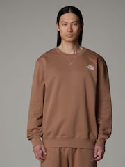 The North Face Brown Essential Crew Neck Sweatshirt - Image 1 of 3