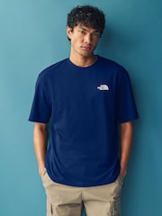 Синий - The North Face Essential Oversized T-Shirt - Image 1 of 4
