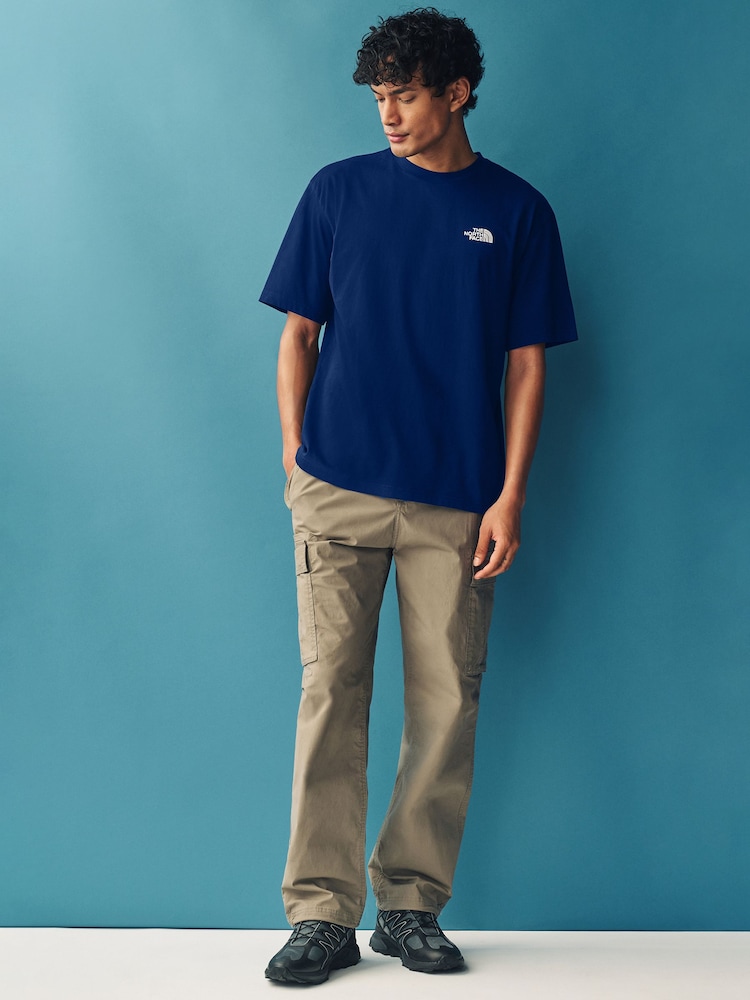 Синий - The North Face Essential Oversized T-Shirt - Image 2 of 4