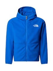Azul - The North Face Teen Glacier Full Zip Hoodie - Imagen 1 de 2