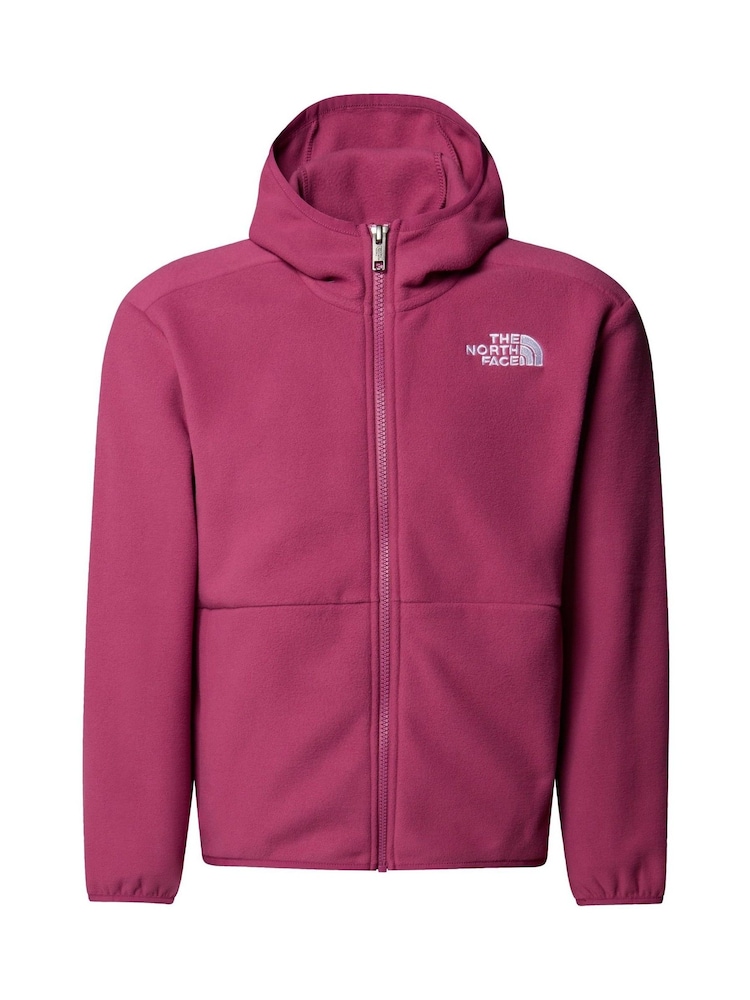 Morado - The North Face Teen Glacier Full Zip Hoodie - Imagen 1 de 2