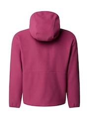 Morado - The North Face Teen Glacier Full Zip Hoodie - Imagen 2 de 2